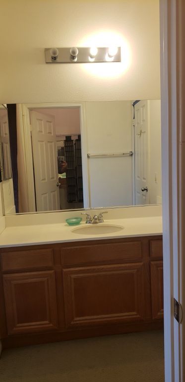 Upstairs Room with sink inside