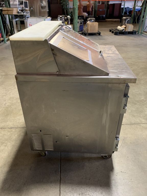 Leader 36" S/S 2-Door Prep Table RTR#4093568-17