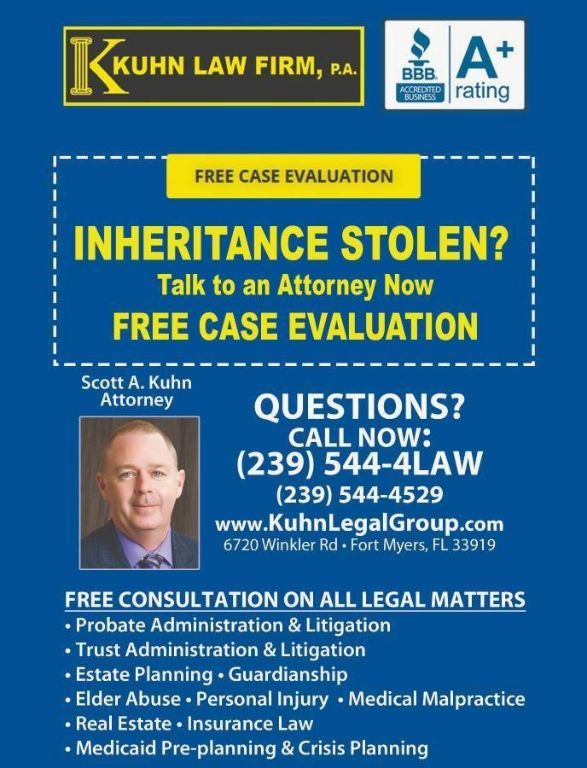 INHERITANCE STOLEN?  TALK TO A PROBATE ATTORNEY NOW