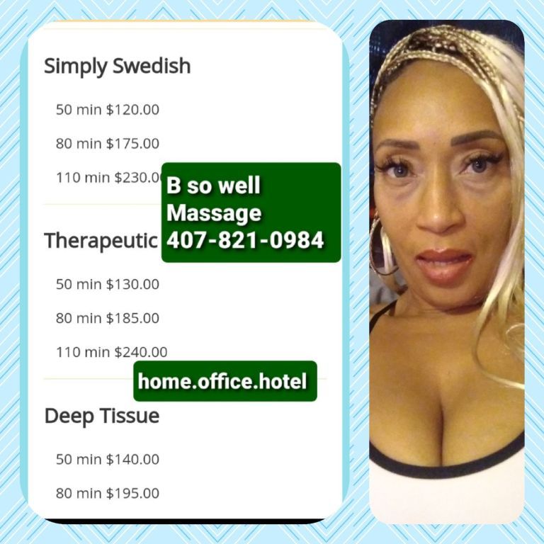Massage available NOW!  💥407.821.0984💥