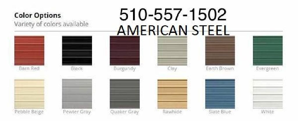 AMERICAN STEEL ALL METAL SHOP'S GARAGE'S RV BOAT & CAR COVER'S