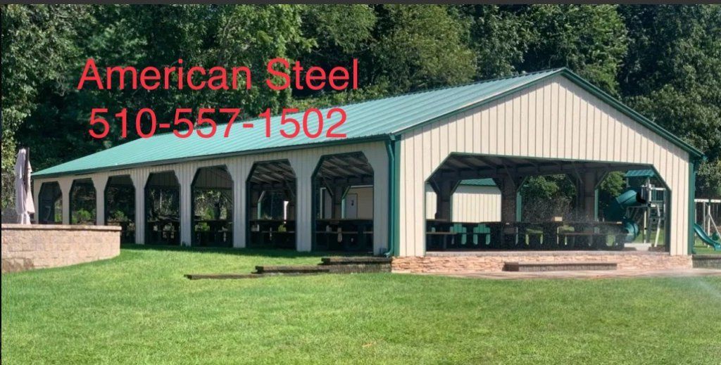AMERICAN STEEL ALL METAL SHOP'S GARAGE'S RV BOAT & CAR COVER'S