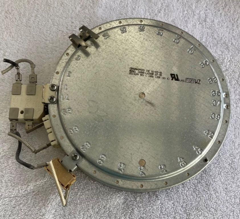 Whirlpool Electric Range 7" Warming Element 100W   Part # WP8523699 8523699