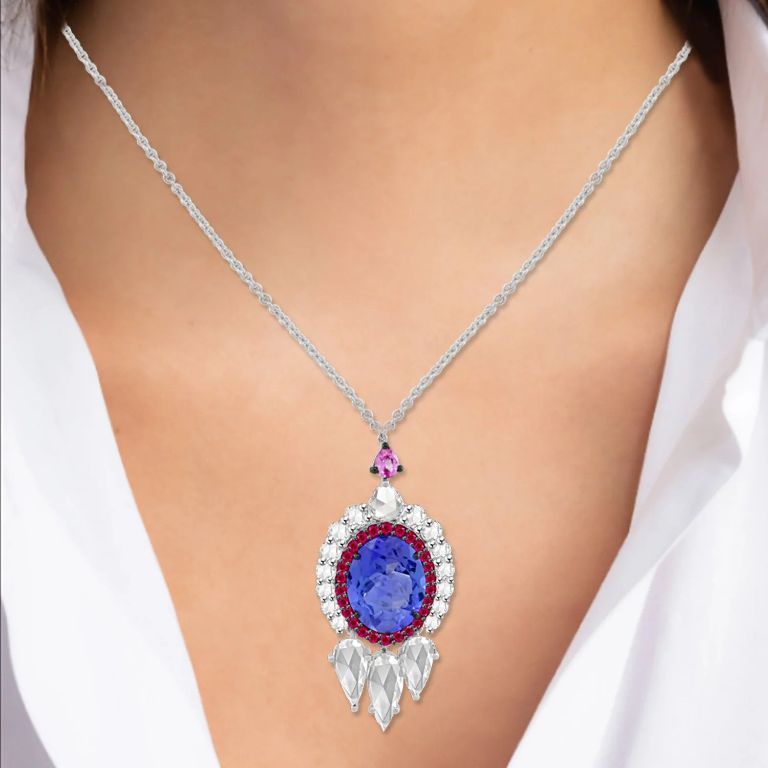 Captivating Necklaces capture the beauty of Blooming Night - shop vivaan