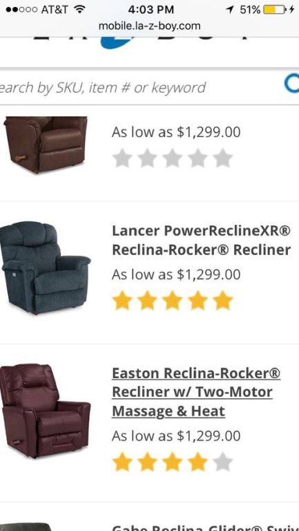 Electric recliner chair