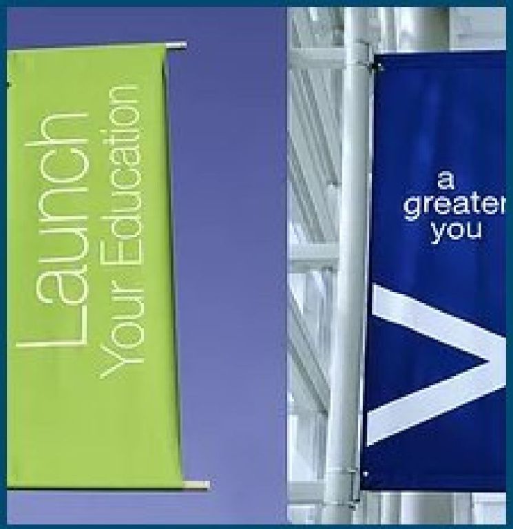 Custom Printed Light Pole Banners