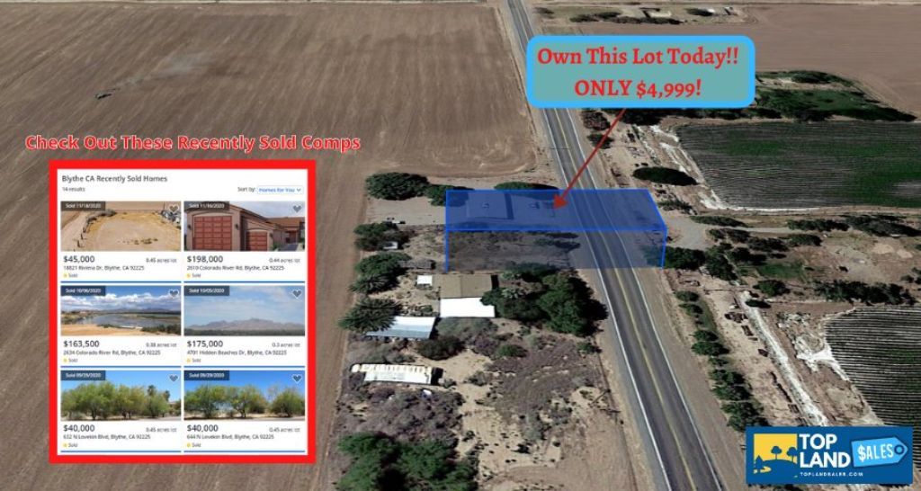 0.26-acre residential lot near the farmland flats in Blythe, CA!