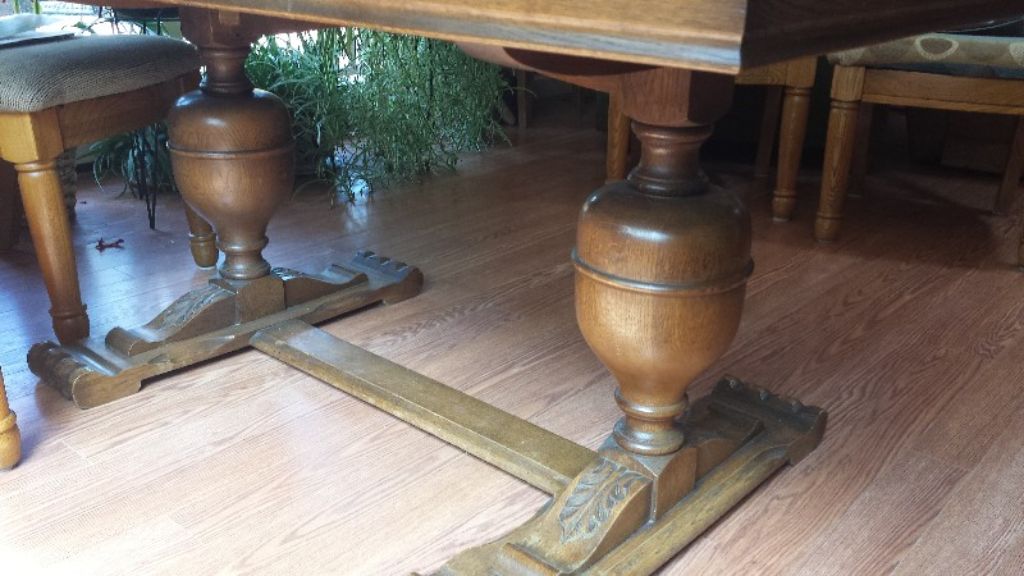 Antique Belgium 9 piece Dining Set