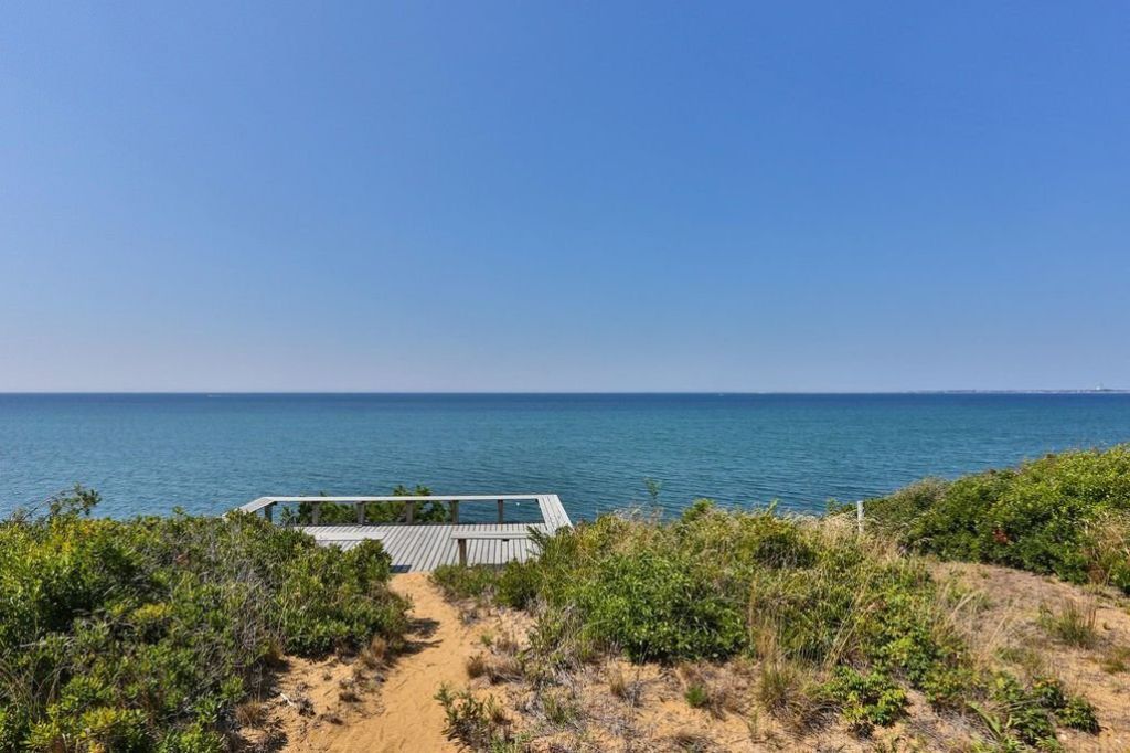 Waterfront and Perched Above Cape Cod Bay