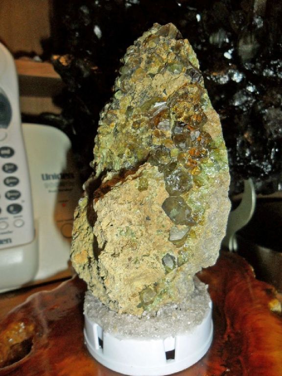 Exceptionally a Gorgeous and Beautiful 412 Grams Natural Green Demantoid Garnet Crystal Gemstone