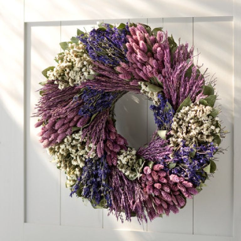 LARGE WOOD LOGS/STUMPS, DRIED FLORAL & CHILI WREATHS, & PINE CONES FOR SALE