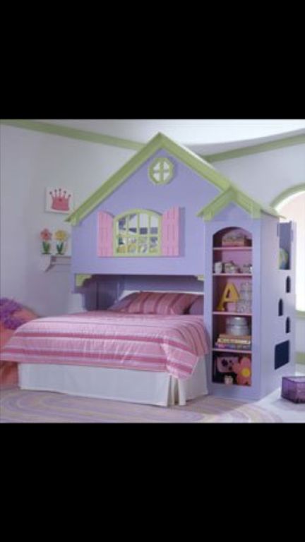 Doll house bed
