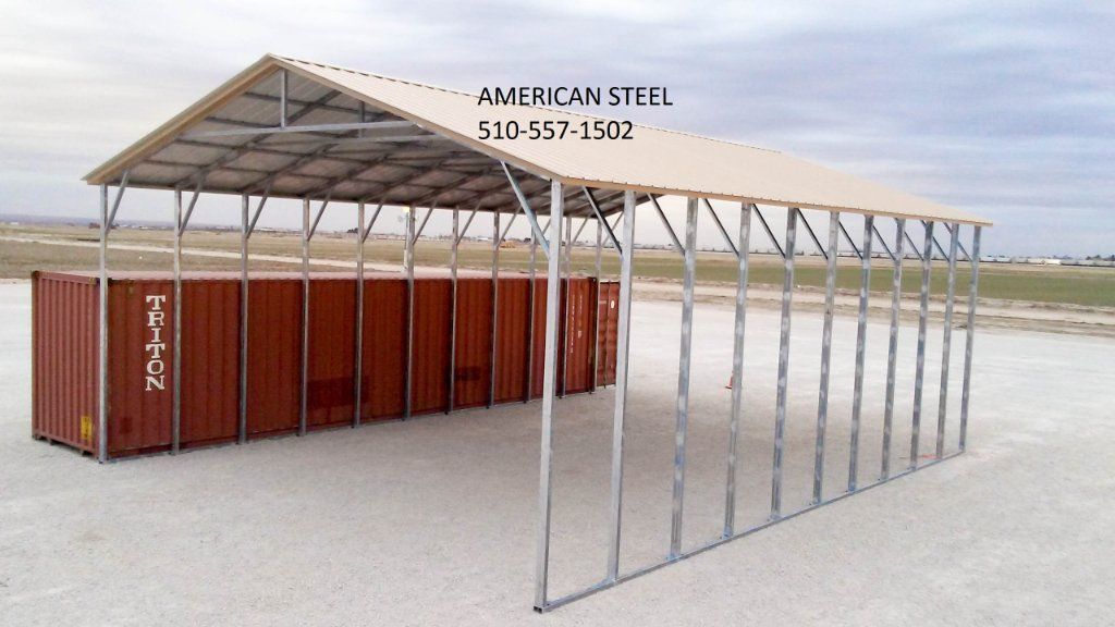 AMERICAN STEEL ALL METAL SHOP'S GARAGE'S RV BOAT & CAR COVER'S