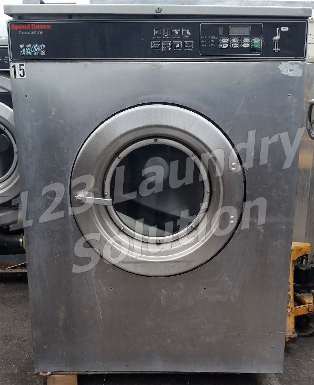 High Quality Speed Queen Commercial Front Load Washer 80LB 3PH SC80NCVQP60001 Used