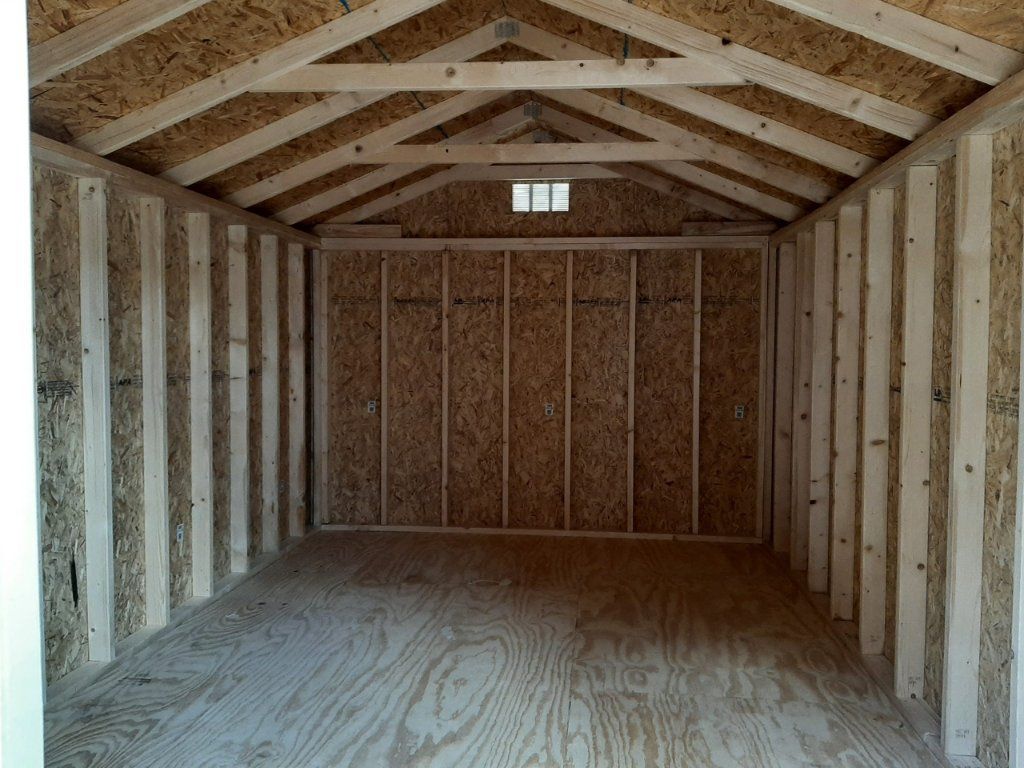 10x16 utility shed storage building