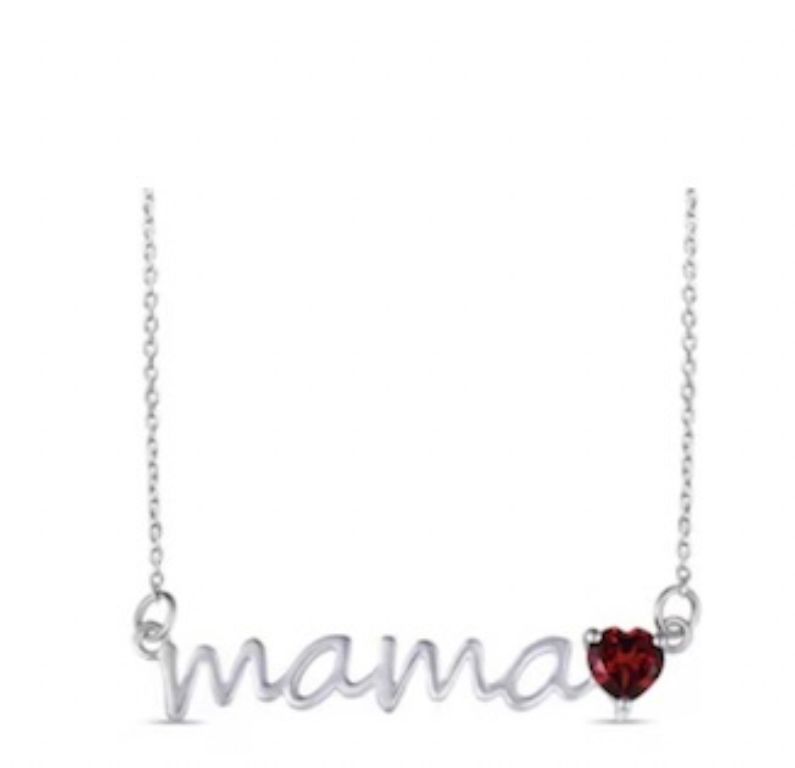 New!  Lab Ruby Mama Necklaces!  Different Colors!  Layaway!