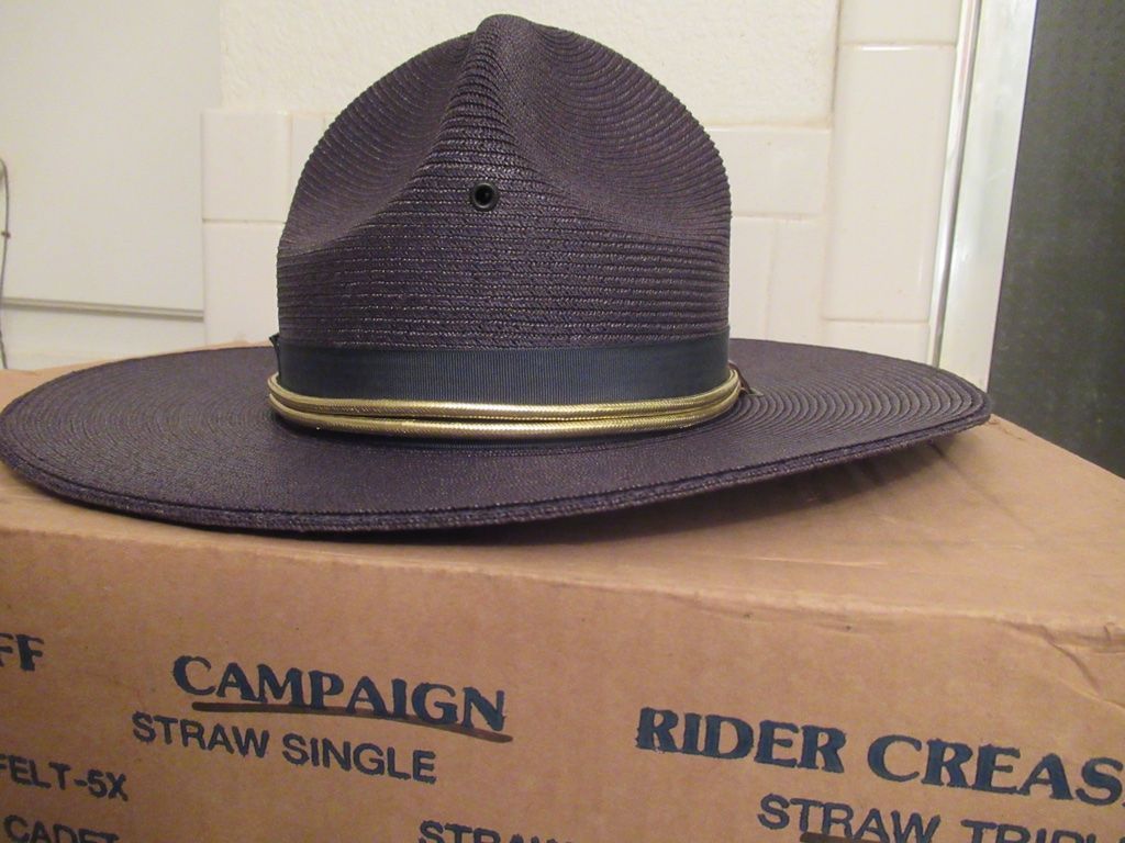 Retired Georgia Trooper/Sheriff Hat, size 7 1/8"-57
