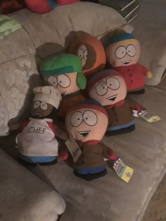 Complete set of South Park collectable dolls