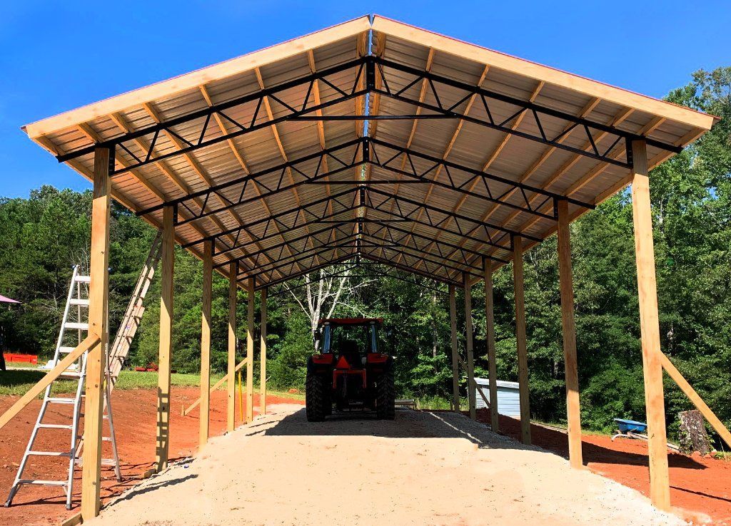 Agricultural Steel Truss Roof Kit 2" Angled Steel