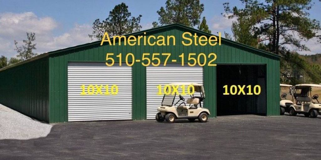 American Steel Metal Building Shops Garages Barns RV Boat & Car Covers
