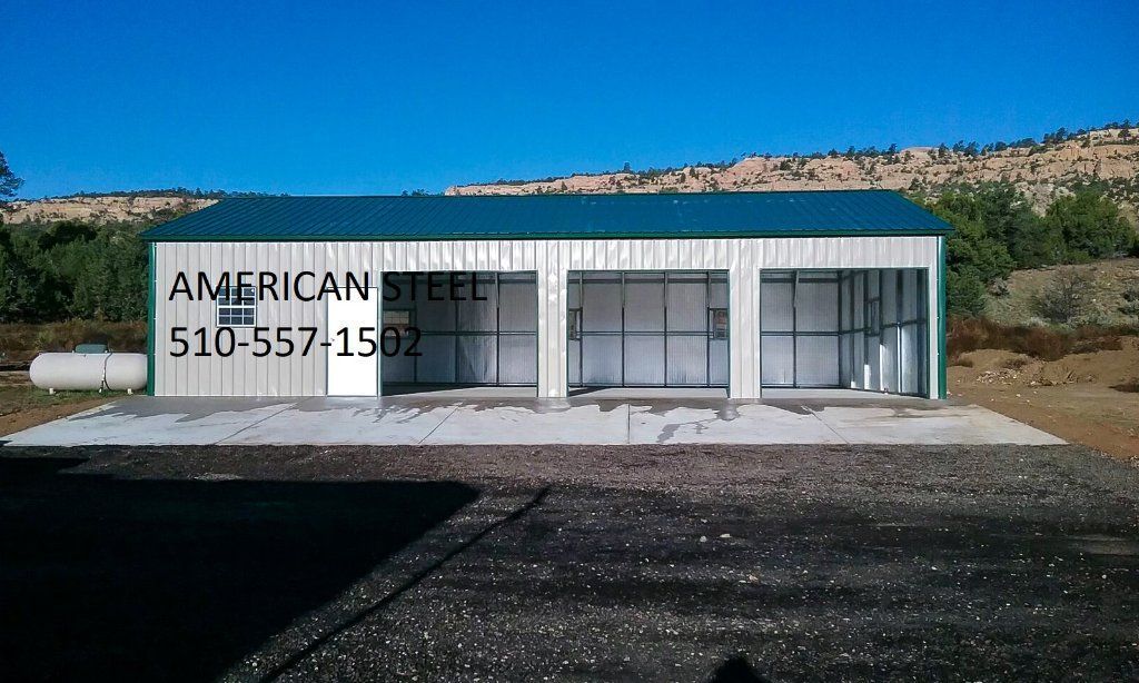 AMERICAN STEEL ALL METAL SHOP'S GARAGE'S RV BOAT & CAR COVER'S