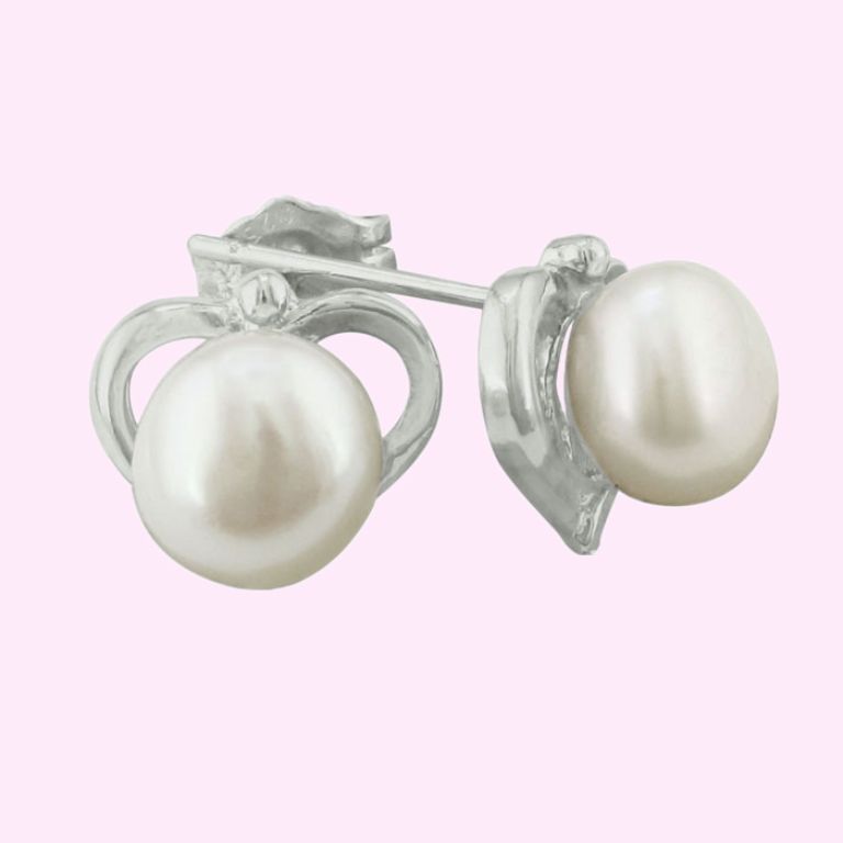 Pearl Pendant and Earrings + Free shipping