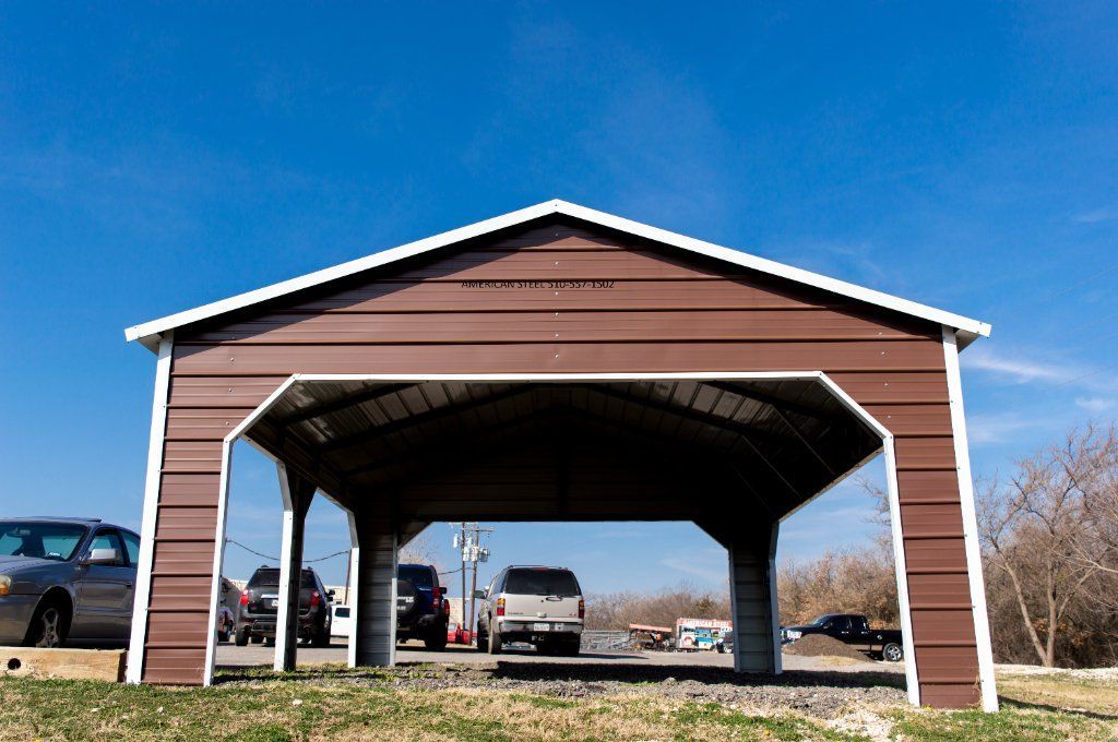 Steel all Metal Shops, Garages, Barns, RV Boat & Car covers