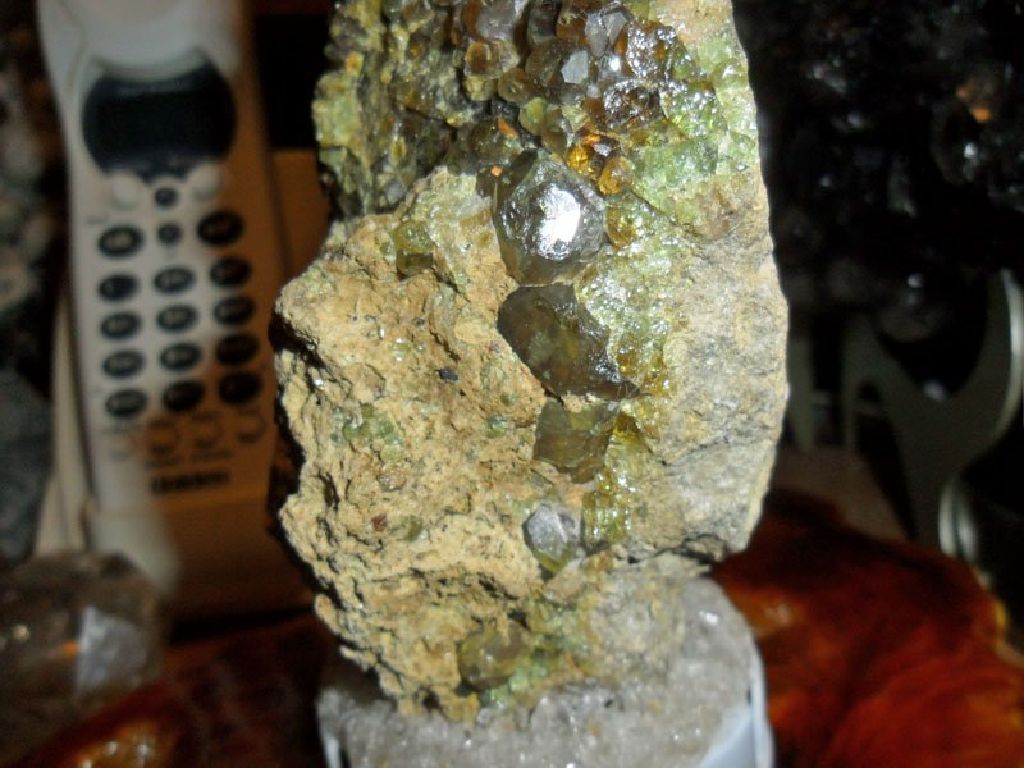 Exceptionally a Gorgeous and Beautiful 412 Grams Natural Green Demantoid Garnet Crystal Gemstone