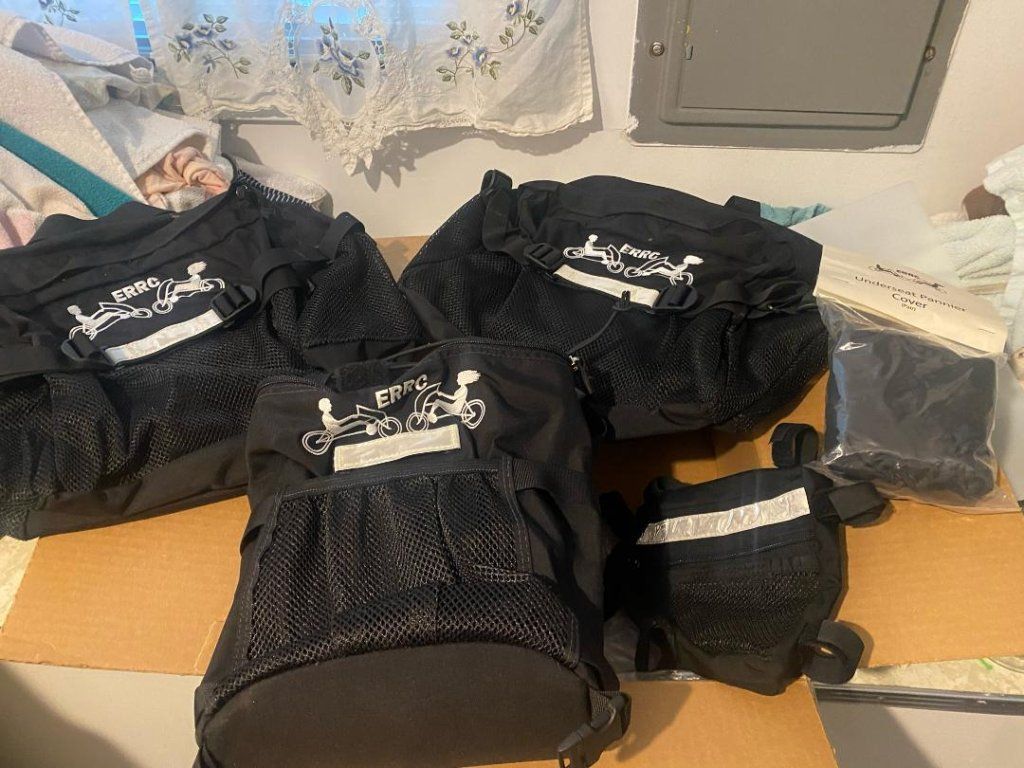 Bicycle and Recumbent Camping Pannier bags