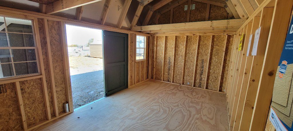 10x16 elite lofted barn storage building