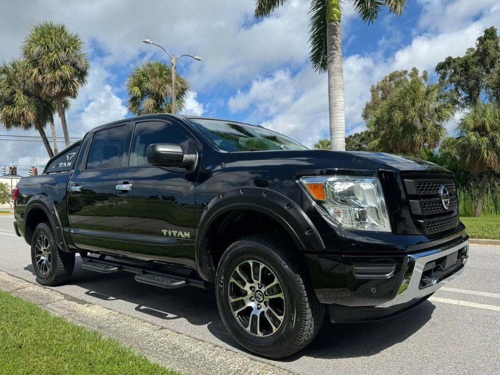 2021 Nissan Titan Crew Cab Pickup Truck ~ 4X4 ~ 1-Owner ~ Like New ~ 4 New Tires ~ 727-358-0101