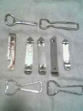 Antique Bottle openers - (9 pieces)