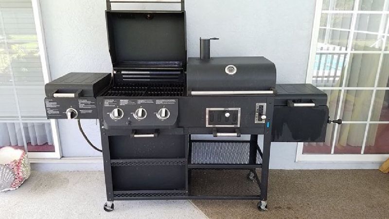 Smoke Hollow 4 In 1 Combo Gas And Charcoal Grill And Smoker Claz 2027