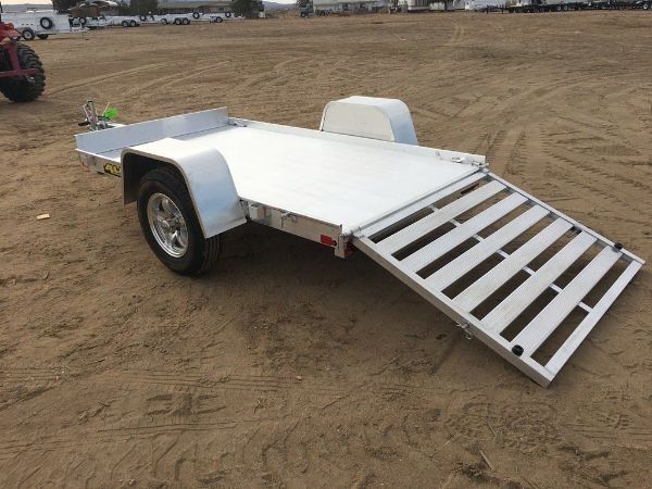 5x8 Aluminum Utility Trailer, Single Axle Motorcycle Trailer, Aluma ...