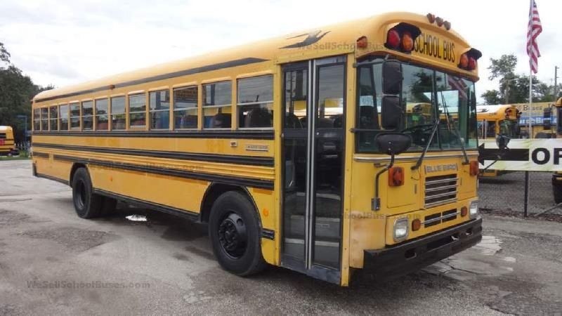 1999 Bluebird Front Engine School Bus + 90 GAL Fuel Tank - Claz.org