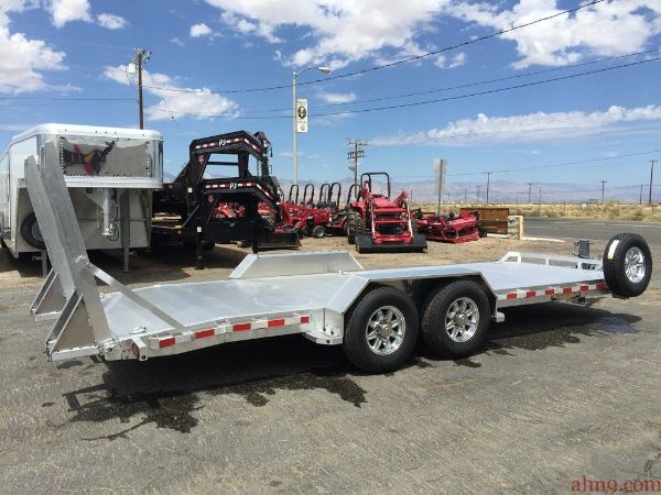 Aluminum Equipment Trailer Heavy Duty Utility Trailer Gvwr 14000 Lbs Aluma Tr 8220 14k Claz 2642