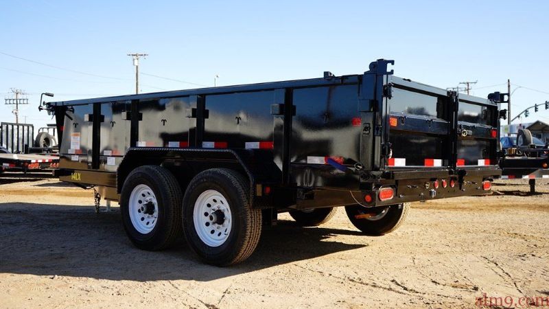 7x12 Heavy Duty Dump Trailer Gvwr 14000 Lbs Big Tex Dump Trailer 14lx 12 4161