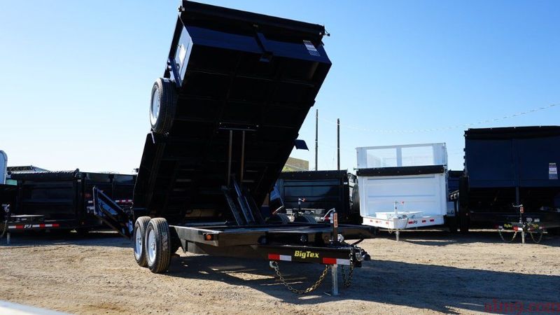 7x12 Heavy Duty Dump Trailer Gvwr 14000 Lbs Big Tex Dump Trailer 14lx 12 8979