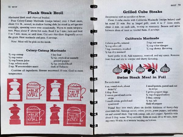 1961 Spiral Bound Hardcover 1st Edition "Betty Crocker’s Outdoor Cookbook"