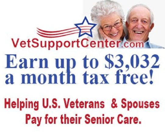 Aid and Attendance * Long Term Care for 65+ VETERANS - Earn up to $3,032/month