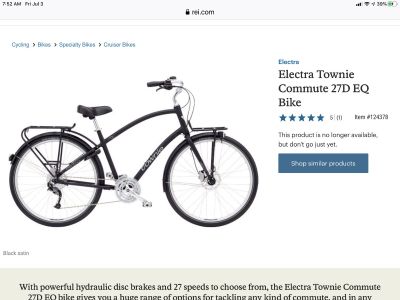 electra townie commute 27d eq bike