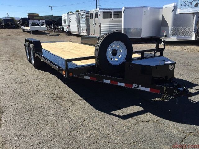 7x24 Tiltbed Trailer, Powered Full Tilt Car Trailer, Equipment Trailer ...