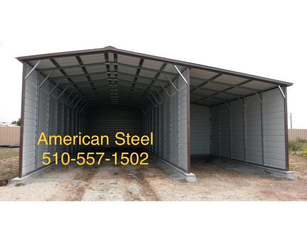 All Metal Shops Garages Barns Tractor covers RV covers