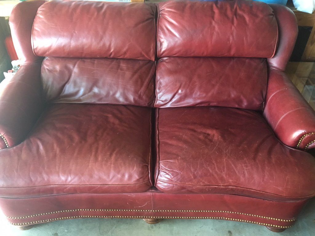 HIGH QUALITY Leather Love Seat