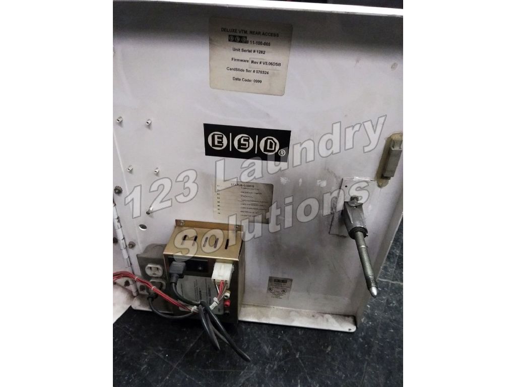 Coin Operated ESD SmartCard Deluxe VTM Value Transfer Machine 11 Gauge Steel 11-100-005 Used
