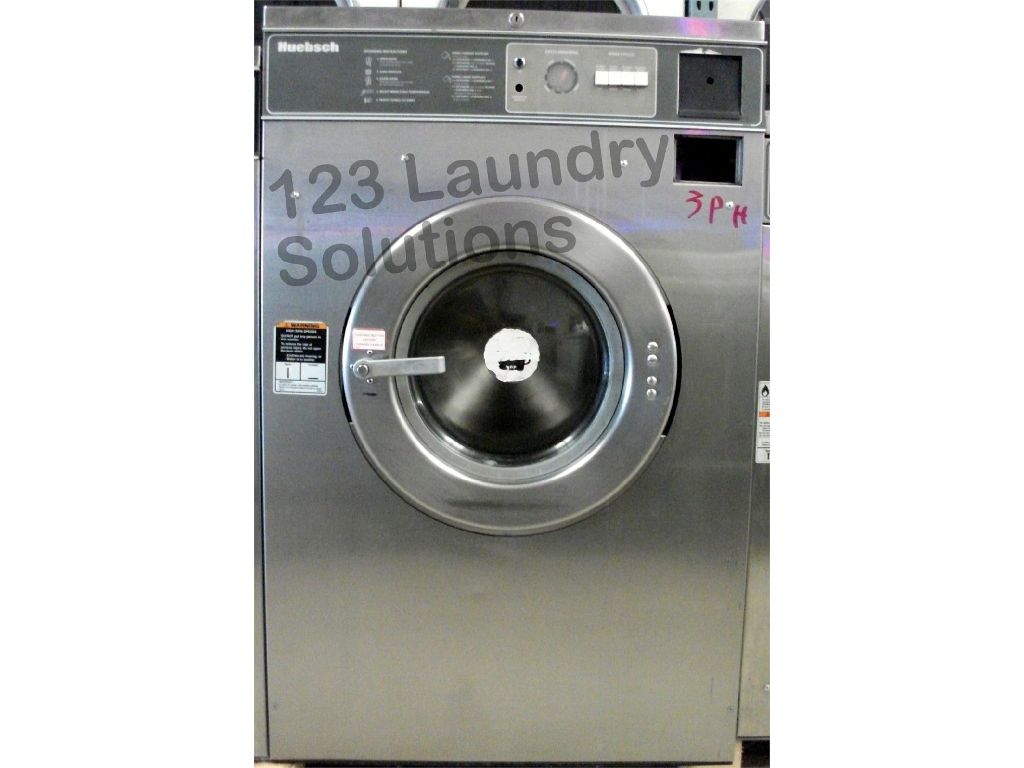 For Sale Huebsch Front Load Washer 208-240v Stainless Steel HC35MD2OU20001 Used