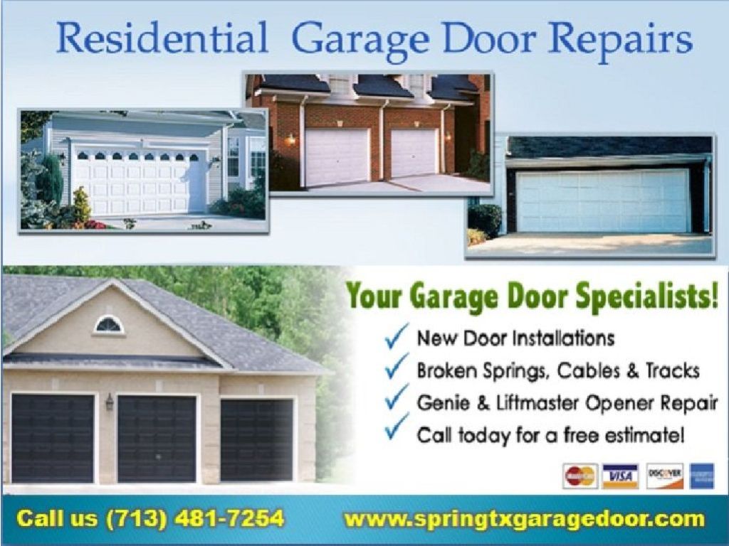 1 hour Instant Garage Door Installation Services $25.95 77379 Spring TX