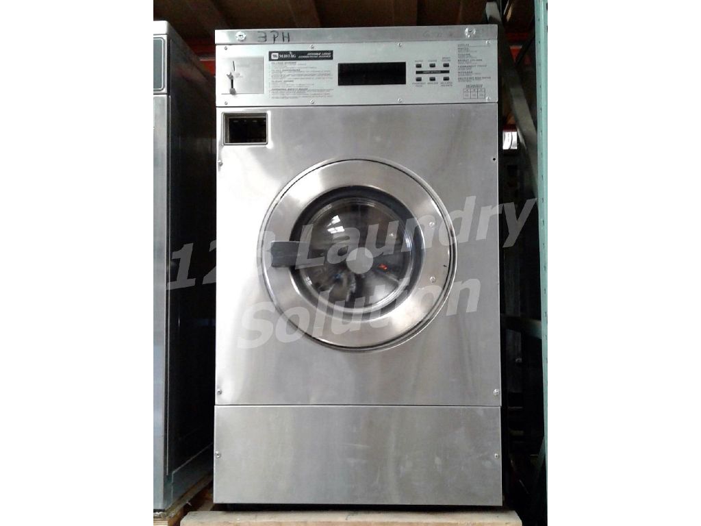 For Sale Maytag Front Load Washer Coin Op 25LB MFR25PDAVS 3PH Stainless Steel Finish Used