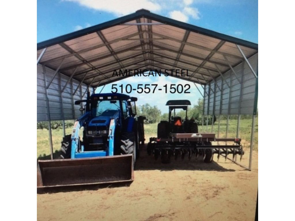 All Metal Shops Garages Barns Tractor covers RV covers