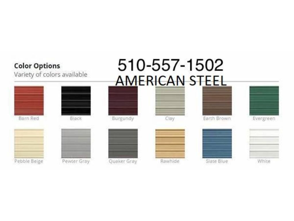American Steel Garages, Shops, Barns, RV Boat Tractor Car Covers.